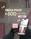 Mega Pack Creadoras: +500 Plantillas Digitales